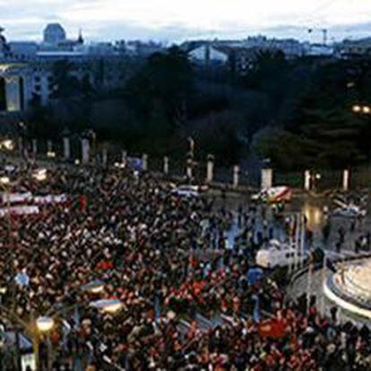 Protestas sindicales contra la reforma de las pensiones en Madrid