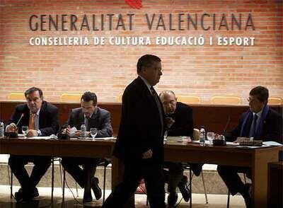 Un momento del Consejo Valenciano de Universidades celebrado ayer.