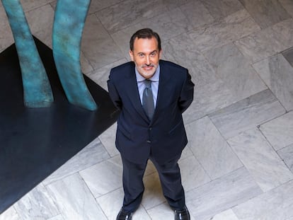 El diputado de Vox, Gabriel Le Senne, este martes en Palma de Mallorca.