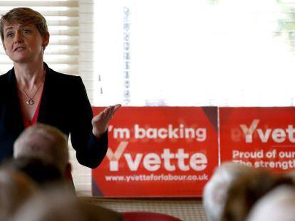 Yvette Cooper, candidata a liderar el laborismo brit&aacute;nico, hoy