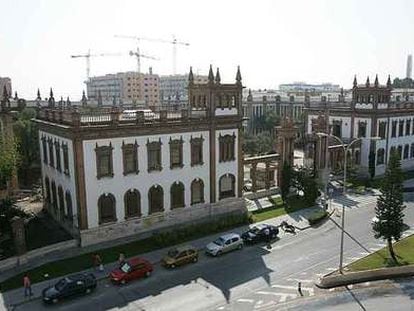 Inmediaciones del edificio de Tabacalera en la barriada de Carretera de Cádiz, en Málaga.