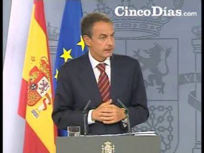 Zapatero afirma que las subidas de impuestos serán limitadas