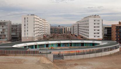 Escuela a las afueras de Zaragoza ideada por Mag&eacute;n Arquitectos.