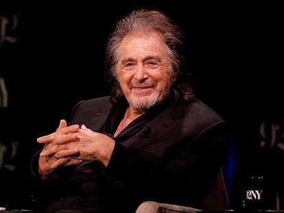 Al Pacino, durante una charla sobre cine en Nueva York, el mes pasado.