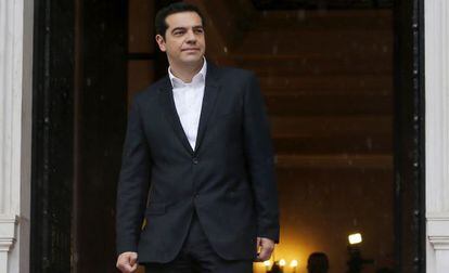 El primer ministro griego, Alexis Tsipras, este jueves en Atenas. 