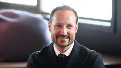 El príncipe Haakon de Noruega en un evento institucional el 20 de abril de 2022.