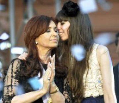 Cristina y Florencia Kirchner en una foto de archivo.