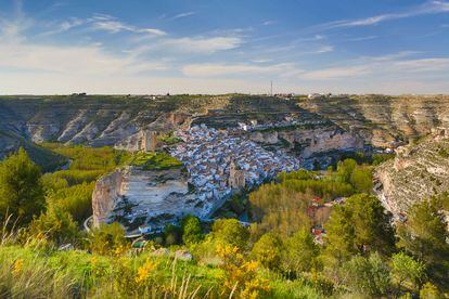 Vista de Alcalá del Júcar, para muchos el pueblo más bonito de Albacete. 