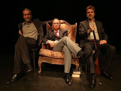 Willy Toledo, Luis Bermejo y Alberto San Juan.