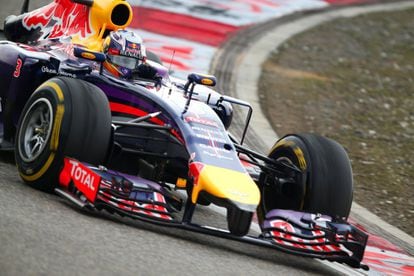 Daniel Ricciardo durante la carrera. 