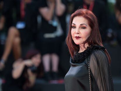 Priscilla Presley, el 4 de septiembre en el estreno de 'Priscilla' en el Festival de Venecia.