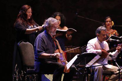 Jordi Savall en un concert al Grec. 