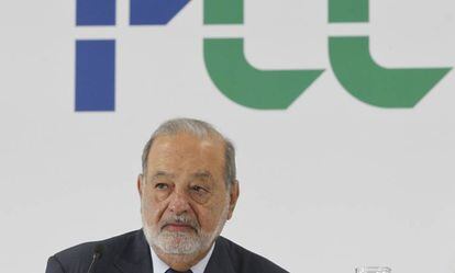 El empresario mexicano Carlos Slim, accionista de control de FCC.
