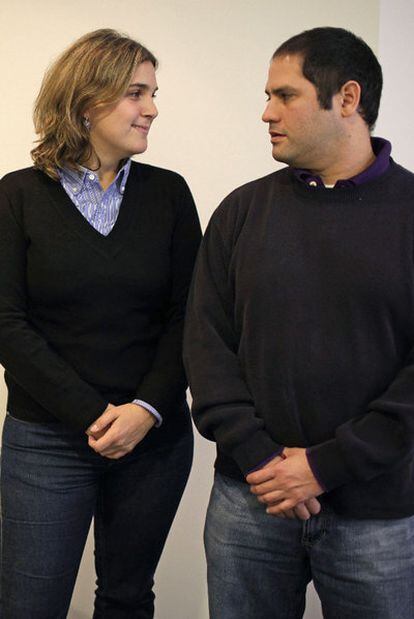 Marcela y Felipe Noble, en junio de 2010.