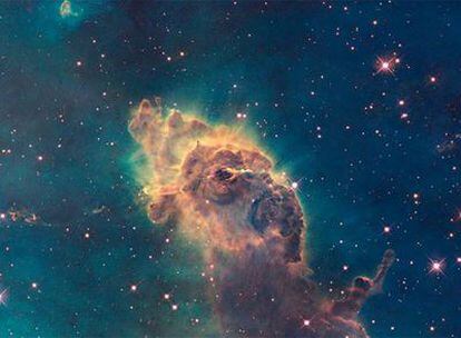 La región de formación estelar en la nebulosa Carina ha sido fotografiada con el <i>Hubble</i> renovado.