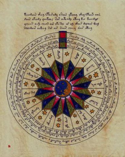 Imágenes del 'Códice Voynich'.