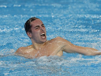 Dennis González, durante la final del solo libre en Doha, Qatar.