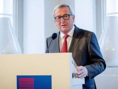 Jean-Claude Juncker, este jueves, en &Aacute;msterdam.