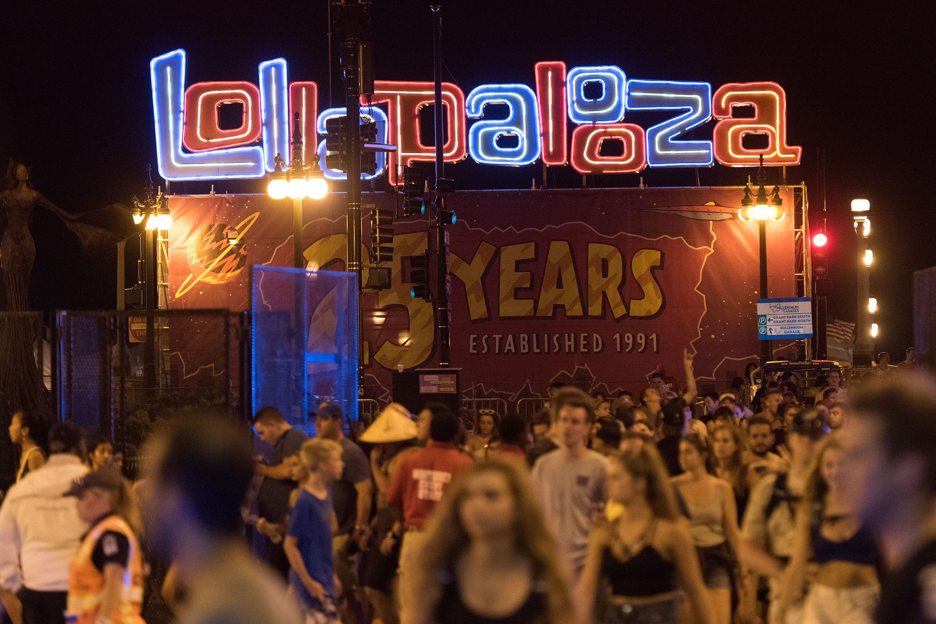 Las letras emblemáticas del Festival Lollapalooza a 25 años de su primera edición.