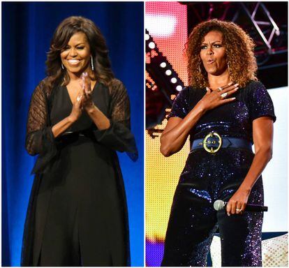 Michelle Obama, en distintos actos.