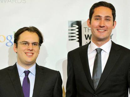 Los fundadores de Instagram Mike Krieger y Kevin Systrom