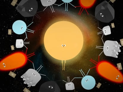 Imagen del video musical 'El origen de los elementos' del Instituto de Astrofísica de Andalucía (IAA CSIC).