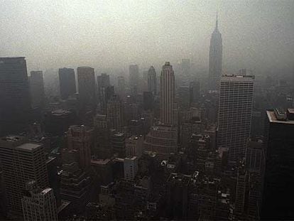 Vista de Nueva York desde el edificio de la General Electric.