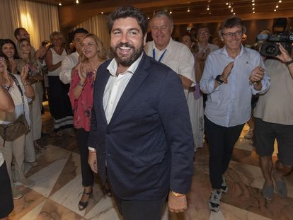 El presidente del Partido Popular en Murcia, Fernando López Miras, en una imagen del pasado mes de mayo.