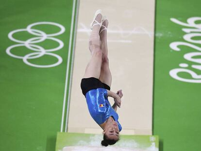 Catalina Ponor en el entrenamiento oficial de R&iacute;o 2016.