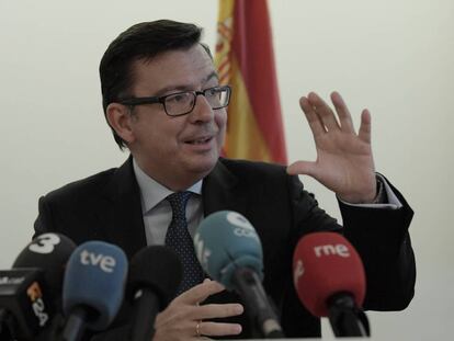 El ministro de Econom&iacute;a, Rom&aacute;n Escolano. EFE/LENIN NOLLY