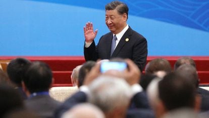 Xi Jinping, en la inauguración del Foro Nueva Ruta de la Seda, en Pekín, el día 18.