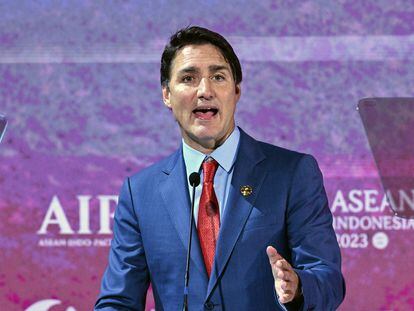 Justin Trudeau, primer ministro de Canadá, en Yakarta (Indonesia).