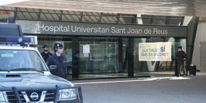Entrada al hospital Sant Joan de Reus.