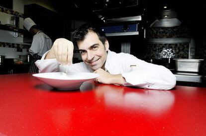 Ramón Freixa, cocinero, en su restaurante de Madrid.