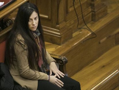 Rosa Peral, durante el juicio por el asesinato de su pareja, Pedro Rodríguez, por el que fue condenada a 25 años de prisión junto a Albert López.