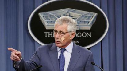 El secretario de Defensa de EE UU, Chuck Hagel. 