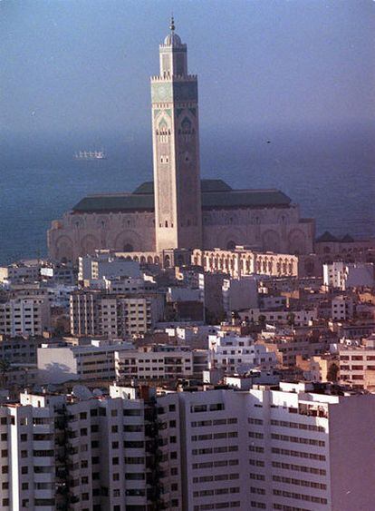 La mezquita de Hassan II, en Casablanca.