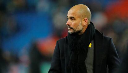 El entrenador del Manchester City, Pep Guardiola.