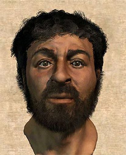 Imagen de Jesucristo, según la reconstrucción realizada por la BBC.