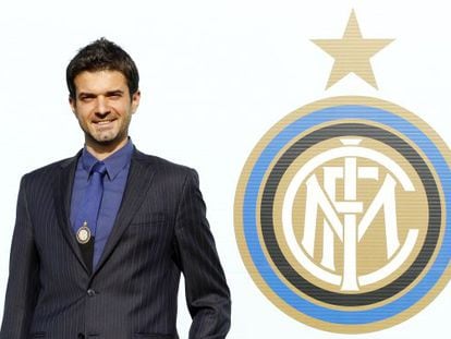 Stramaccioni, en d&iacute;a de su presentaci&oacute;n con el Inter.