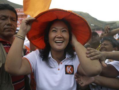 La candidata presidencial Keiko Fujimori. 