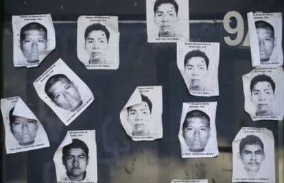 Estudiantes de Ayotzinapa desaparecidos .