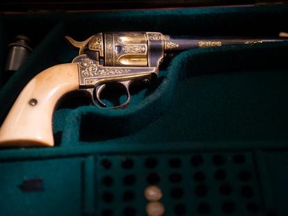 La pistola del caudillo revolucionario de México, líder de la División del Norte, Francisco Villa.