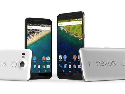 Los actuales Nexus de Google han sido fabricados por HTC y LG.
