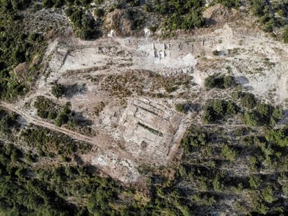 Yacimiento arqueológico de Puig Segarra de Biosca, en Lleida.