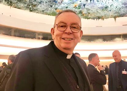 Monseñor Fabio Henao, director de Pastoral Social de la Iglesia Católica.