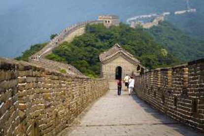 Sección de Mutianyu de la Gran Muralla China, a unos 70 kilómetros al noreste de Pekín.