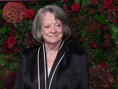 Maggie Smith en la alfombra roja de la 65º edición de los premios 'Evening Standard Theatre', en Londres, el 24 de noviembre de 2019.