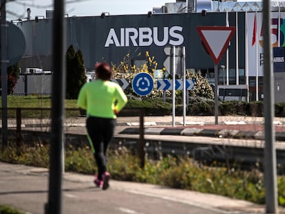 Vista de la fábrica de Airbus en Getafe, el pasado mes de marzo.