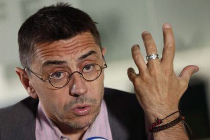 El fundador de Podemos Juan Carlos Monedero.